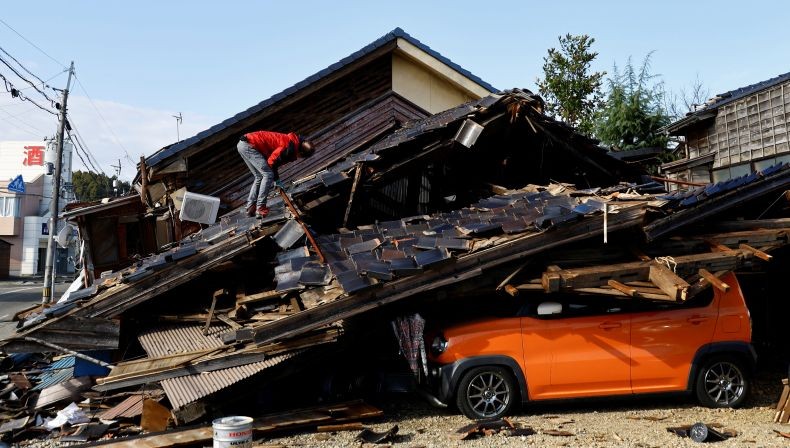 Gempa Jepang, Korban Tewas Tembus 100 Orang 200 Lebih Hilang