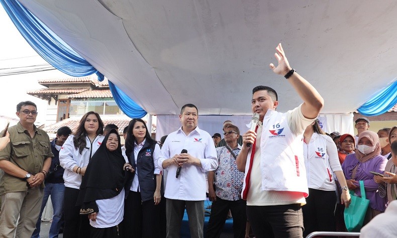Gelar Bazar Murah, Caleg Partai Perindo Diska Resha Didoakan Lolos Parlemen
