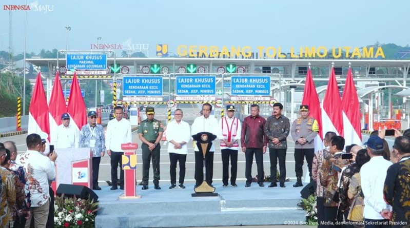 Presiden Jokowi Resmikan Jalan Tol Pamulang-Cinere-Raya Bogor, Nilai Investasi Rp4 Triliun
