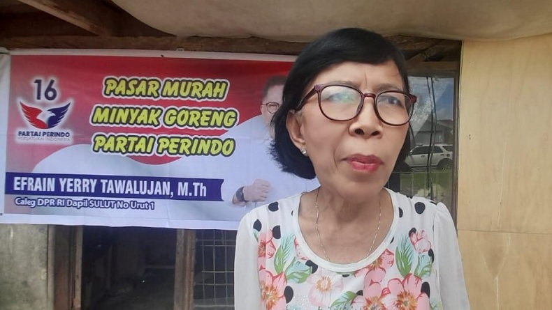 Peduli Masyarakat, Partai Perindo Kembali Gelar Pasar Murah Minyak Goreng di Manado