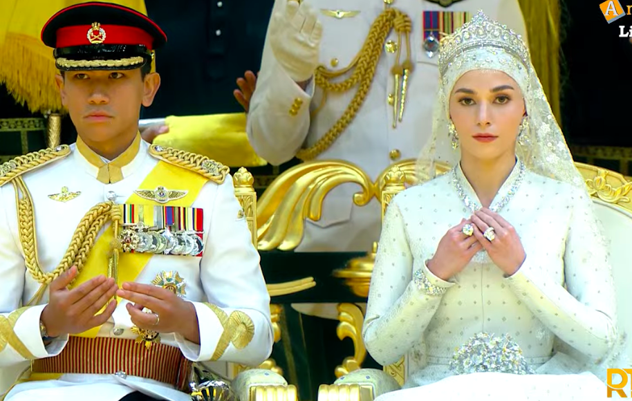 Intip Momen Istimewa Pernikahan Pangeran Mateen dan Anisha Isa Rosnah
