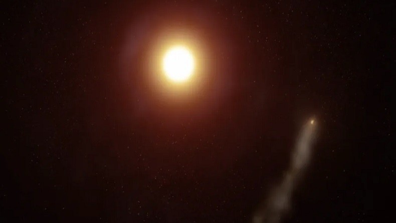 WASP-69b, Planet Seukuran Jupiter dengan Ekor 150 Kali Lebih Jauh dari Sungai Mississippi 