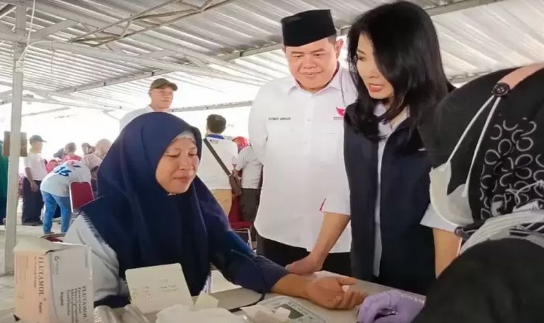Bazar Murah di Melawai, Caleg Rahmat Nurhadi: Perindo Beri Manfaat untuk Masyarakat