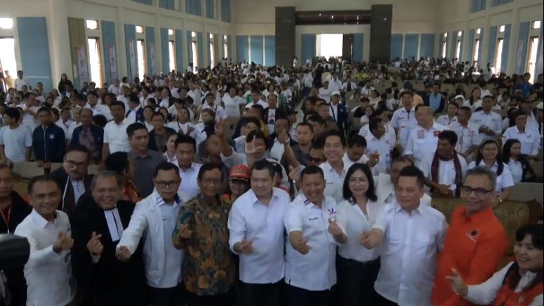 Silaturahmi ke HKBP Jaitun Silangit, Ganjar-Mahfud Didoakan Menang Pilpres 2024