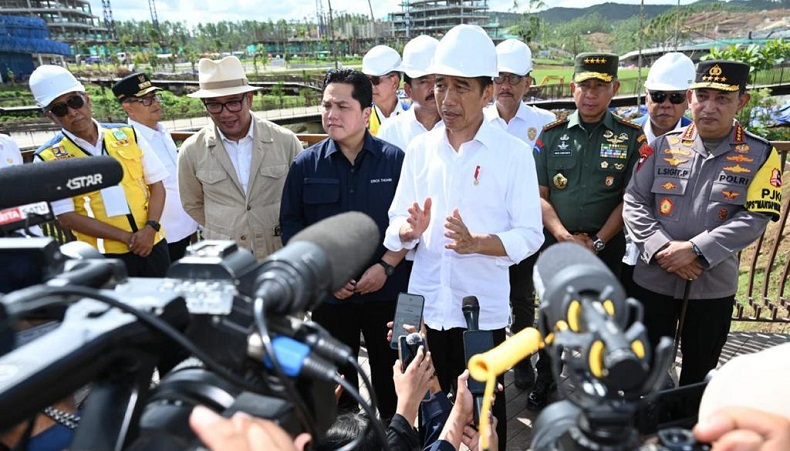 Jokowi Optimistis Upacara HUT Kemerdekaan ke-79 RI Digelar di IKN
