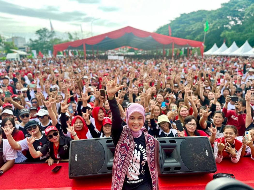 Apresiasi Sambutan Warga Manado, Atikoh: Kalau Ibu Bapak Saja Berjuang, Maka Saya Juga Wajib