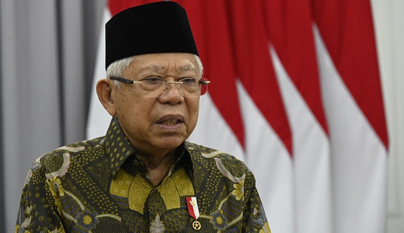Beras Bulog Berstiker Prabowo-Gibran, Wapres Ma'ruf Amin: Sampaikan ke Bawaslu Saja 