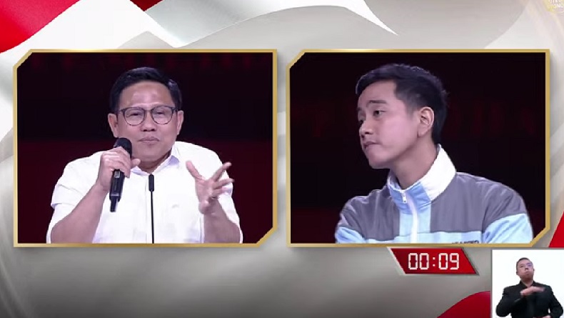 Panas! Cak Imin Sindir Ijazah Palsu saat Debat, Gibran Jawab Cawapres Tak Paham