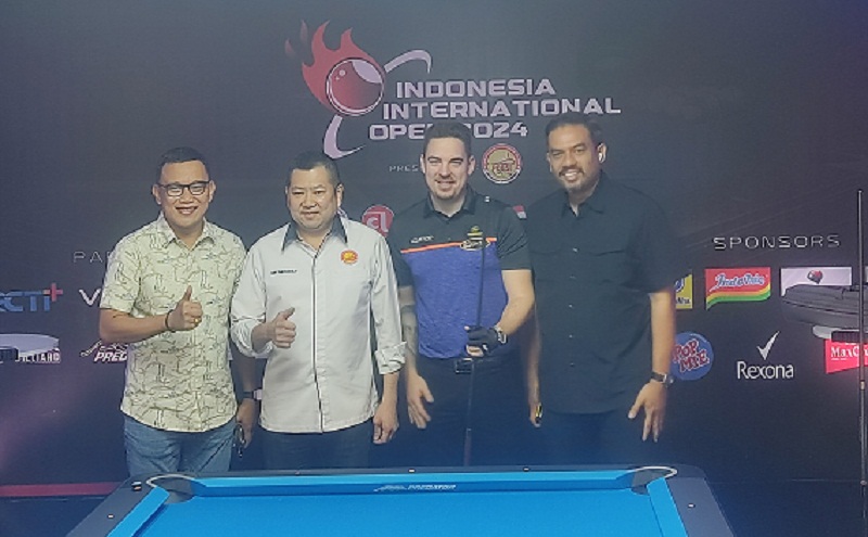 Ketum POBSI Hary Tanoesoedibjo Resmi Buka Indonesia International Open 2024