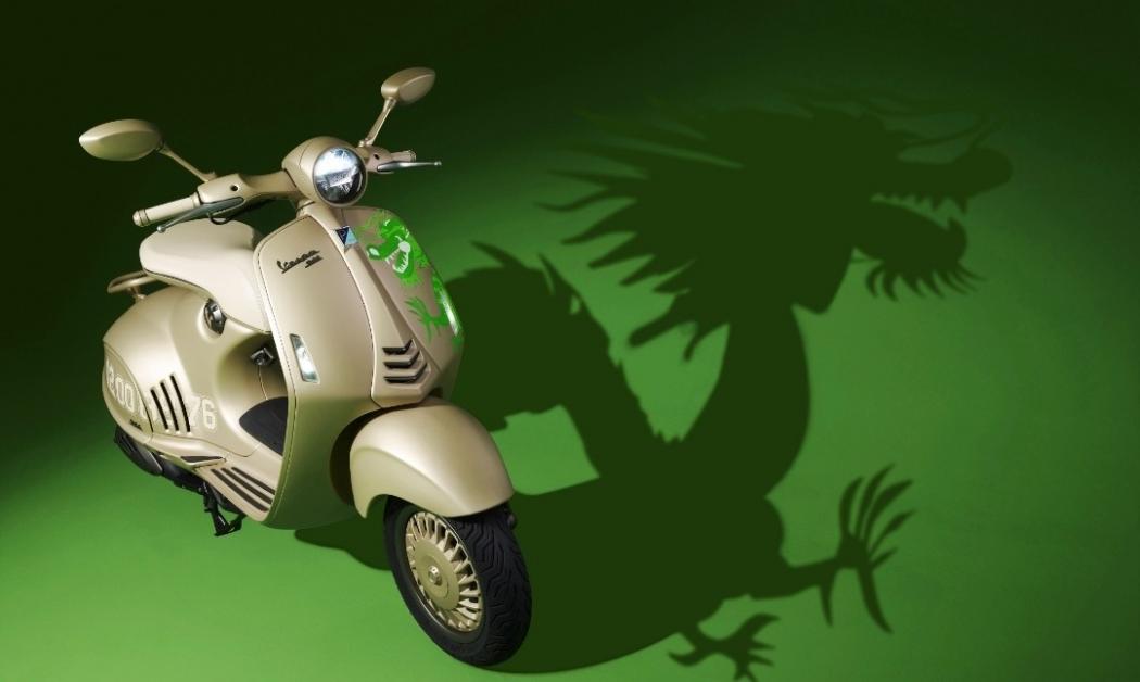 Vespa Luncurkan Motor Edisi Naga, Begini Penampakannya 