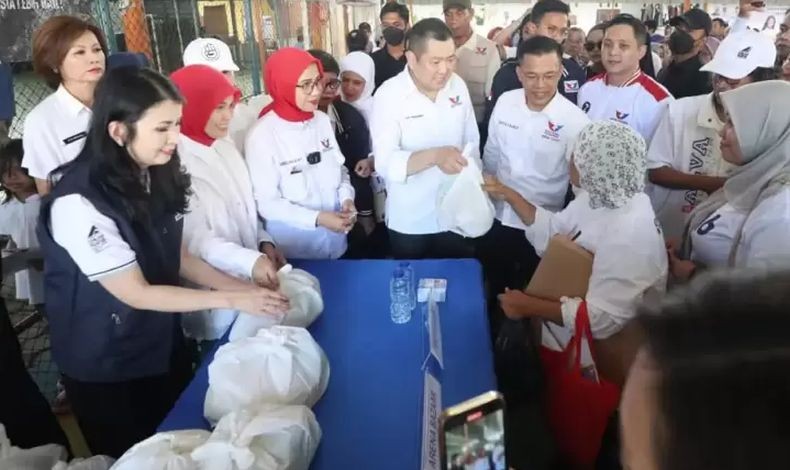  Hadiri Bazar Murah di Ciganjur, HT: Kegiatan Rutin Partai Perindo
