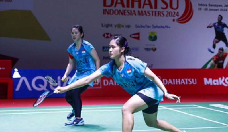Hasil Indonesia Masters 2024: Lanny/Ribka Libas Duo Jerman, Amankan Tiket 16 Besar