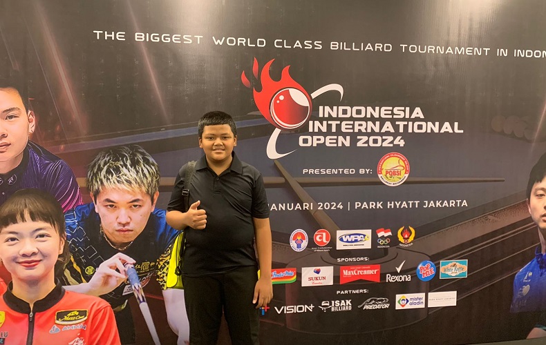 Rigel Bidik Tiket Semifinal Junior U-17 9 Ball Indonesia International Open 2024