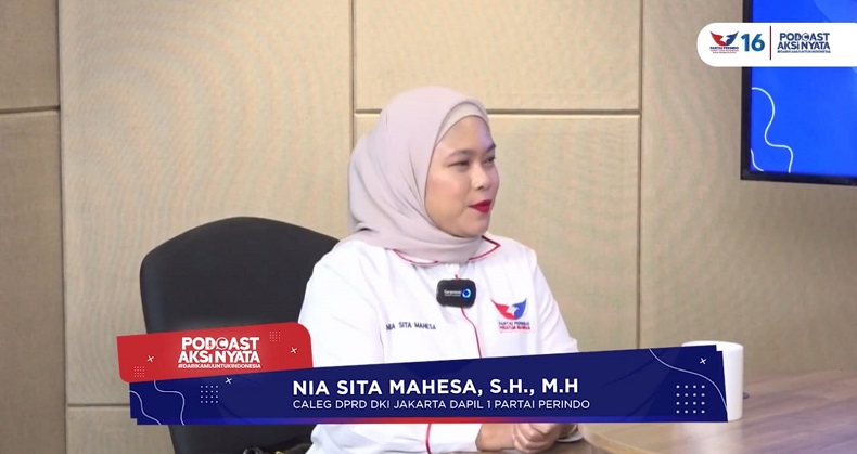 Caleg Nia Sita Mahesa Optimistis Partai Perindo Menang Pemilu 2024