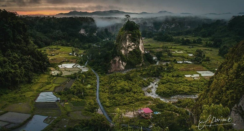 Mengenal Lembah Taruko, Tersembunyi di Ngarai Sianok Pemandangannya Mirip Lukisan 