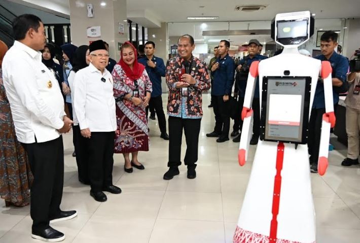 Wapres Ma'ruf Amin Apresiasi Pelayanan RSUD KRMT Wongsonegoro Semarang