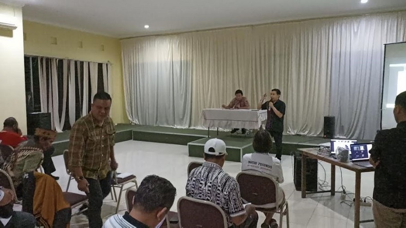 Caleg Milenial Partai Perindo Alberamory Torang Adu Gagasan dengan Umat Kristiani Malang Raya