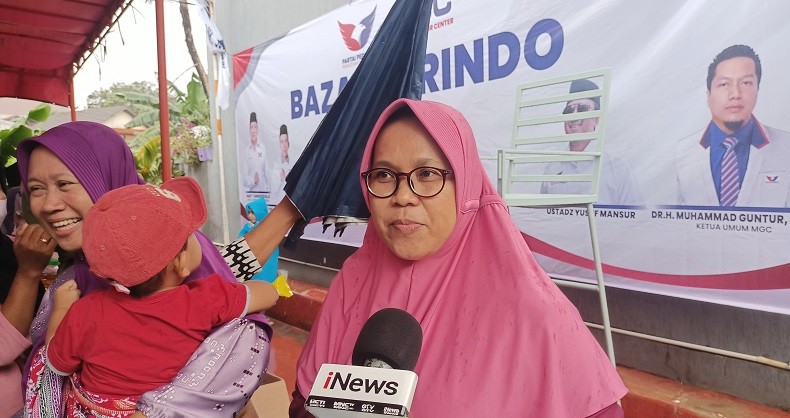 Tebus Murah Minyak Goreng Perindo Rp5.000, Emak-Emak Cipayung Harap Ekonomi Lebih Baik