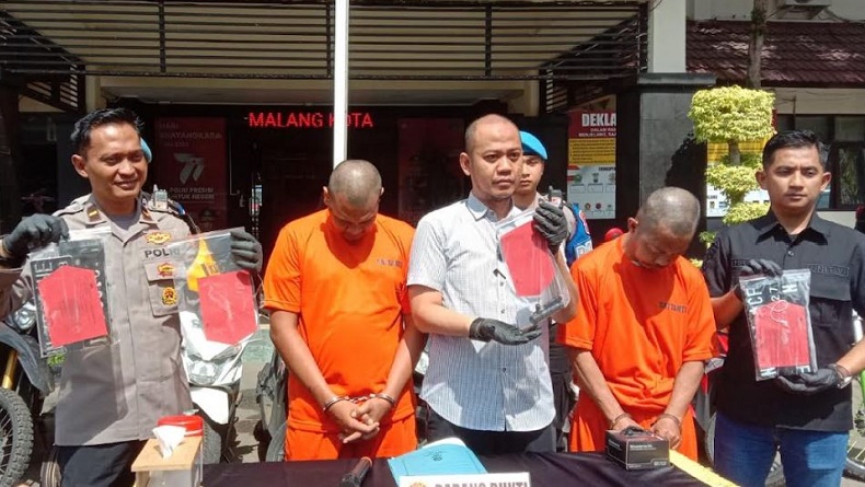 Polisi Tangkap Komplotan Spesialis Pencuri Motor di Malang, Sudah Beraksi Puluhan Kali