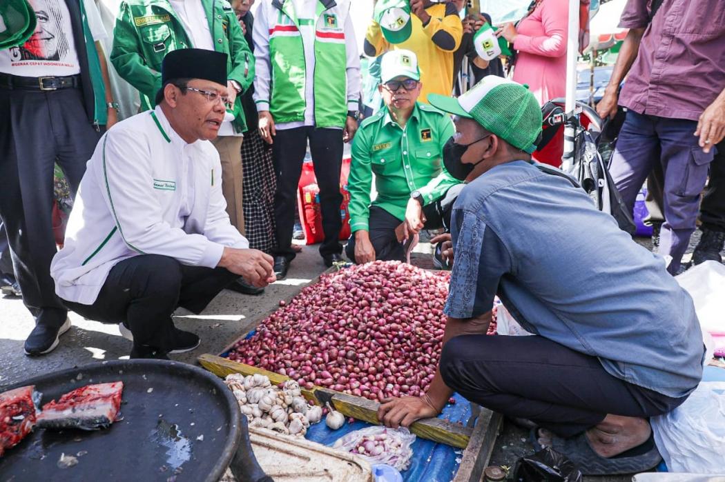 Cerita Mardiono Dengar Aspirasi Pedagang hingga Tukang Becak di Pasar Martapura Kalsel