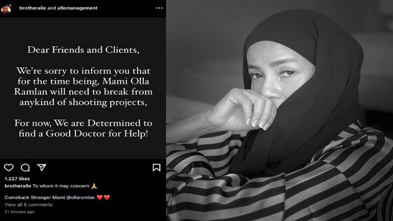 Olla Ramlan Buka Suara soal Unggahan Minta Tolong di Medsos, Ternyata Ini Penyebabnya