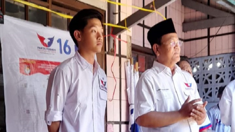 Partai Perindo Disambut Antusias Warga saat Perkenalkan Caleg Milenial di Dayeuhkolot