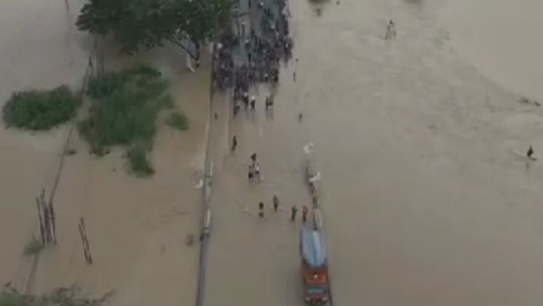 Update Banjir Grobogan: 2.662 Rumah dan 56 Hektare Sawah di 32 Desa Terendam Air