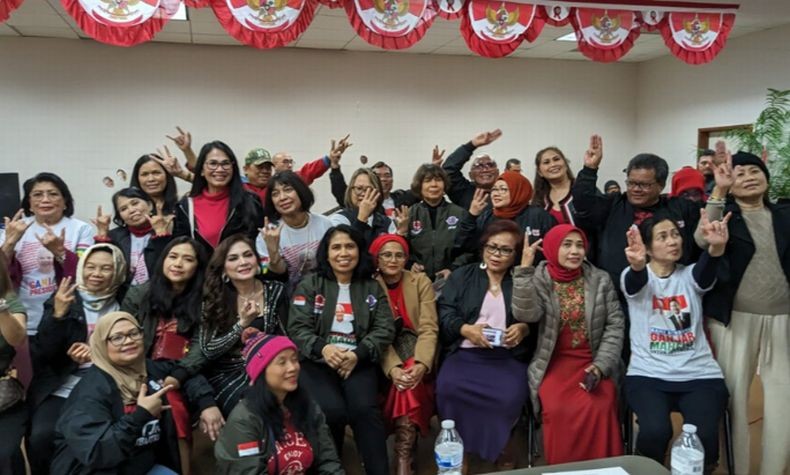 Perdana, Ahok Ikuti Kampanye Akbar Relawan Ganjar-Mahfud di Los Angeles