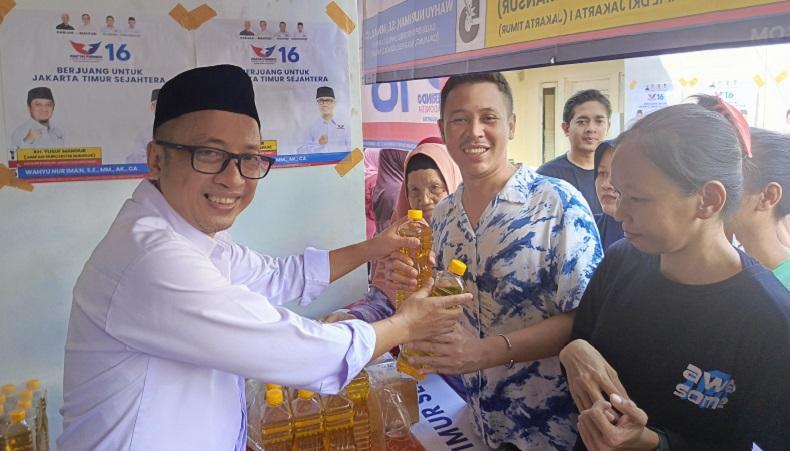 Caleg DPRD DKI Wahyu Nur Sebut Program Bazar Murah-Gerobak Partai Perindo Berkelanjutan