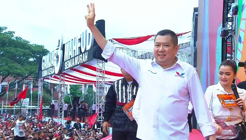 Hary Tanoesoedibjo Hadiri Hajatan Rakyat Ganjar-Mahfud di Banyuwangi