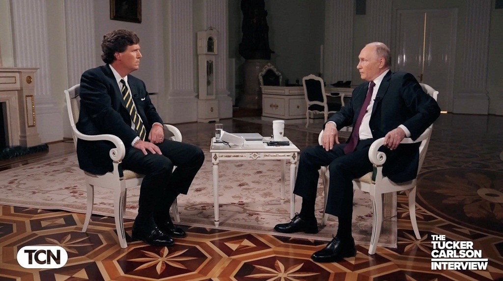 Wawancara dengan Jurnalis AS, Putin: Rusia Tak Tertarik Serang Polandia dan Latvia