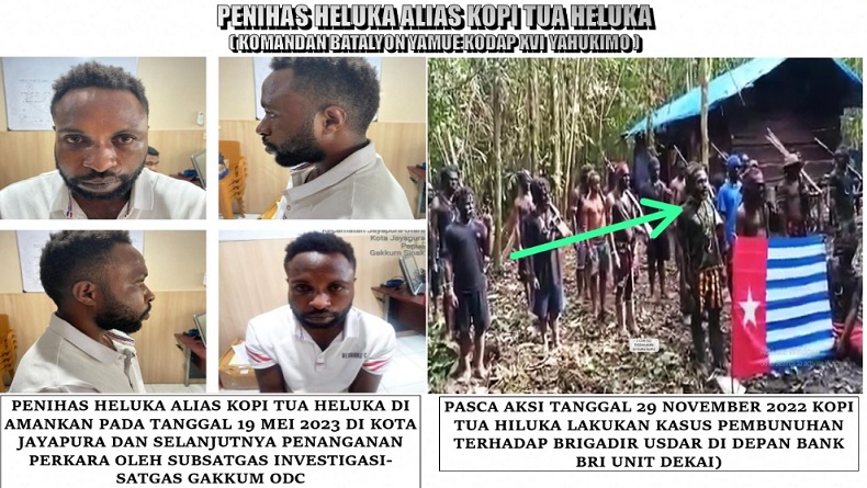 Pentolan KKB Yahukimo Penihas Heluka Divonis 13 Tahun Penjara