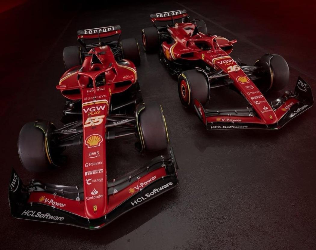 Scuderia Ferrari Luncurkan Livery untuk F1 2024, Didominasi Warna Merah Menyala
