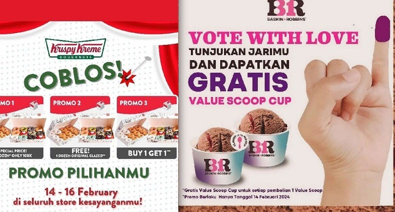 5 Promo Pemilu 2024 di Restoran usai Nyoblos, Asyik Ada Diskon Donat hingga Es Krim
