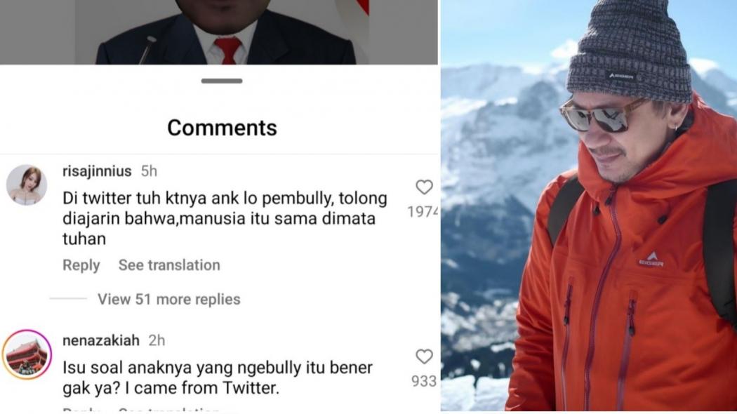 Anaknya Diduga Terlibat Perundungan, Instagram Vincent Rompies Digeruduk Netizen