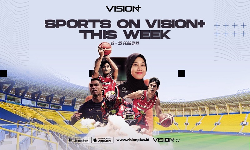 Jadwal Tayangan Olahraga di Vision+ Sports Pekan Ini: Ada Kualifikasi FIBA Asia Cup 2025