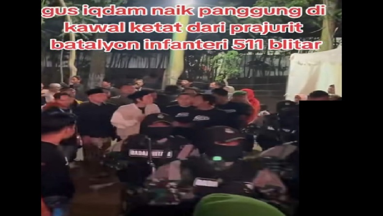 Viral Gus Iqdam Dikawal TNI Bersenjata saat Pengajian di Blitar, Ini Faktanya