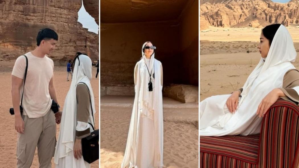  5 Potret Nikita Willy Pakai Gamis, Dijuluki Wanita Timur Tengah!