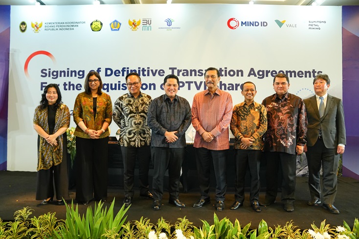 Kuasai 34 Persen Saham Vale Indonesia, MIND ID Dapat Jatah Komisaris, Dirut dan Direktur SDM