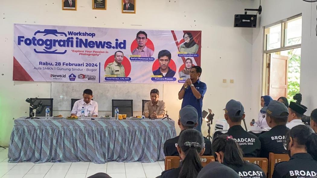 Workshop Fotografi iNews Flash Disambut Antusias, Siswa Praktik Jadi Fotografer Jurnalistik
