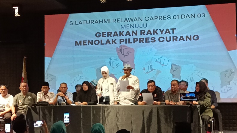 Relawan AMIN dan Ganjar-Mahfud Kompak Tolak Kecurangan Pemilu 2024, Desak Hak Angket!
