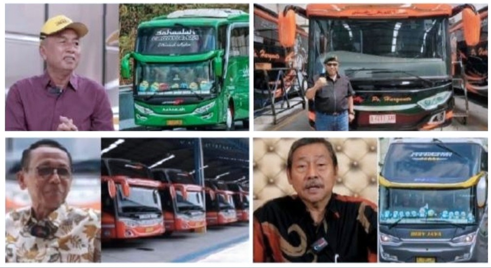 Kisah Getir 5 Pemilik PO Bus Bangun Usaha dari Nol, Ada Anak Yatim Terpaksa Putus Sekolah demi Bertahan Hidup