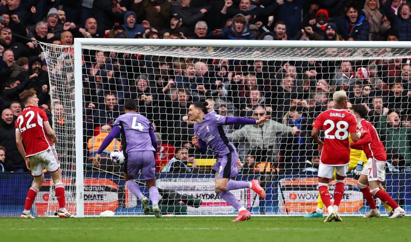 Hasil Liga Inggris: Liverpool Menang Dramatis atas Nottingham Forest, Chelsea Ditahan Brentford