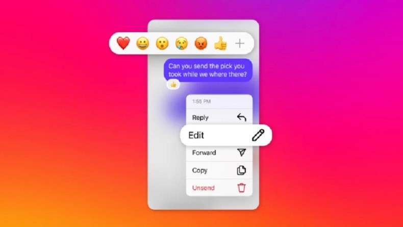 Kabar Gembira, Pengguna Instagram Kini Bisa Edit DM 