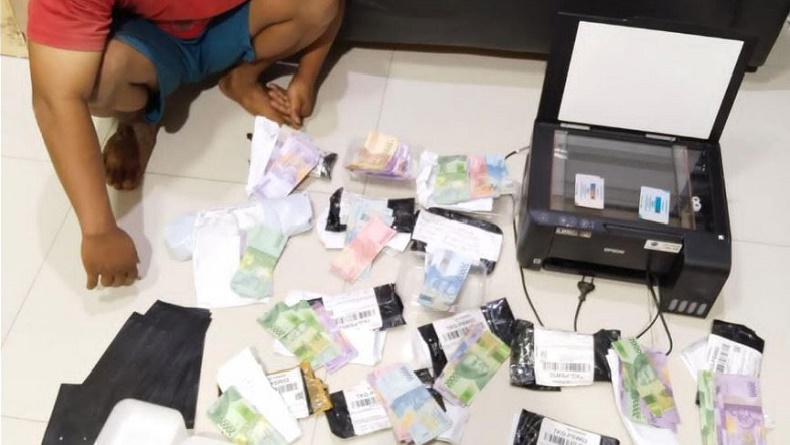 Polisi Tangkap Pengedar Uang Palsu di Lampung Tengah, Bikin Resah Warga