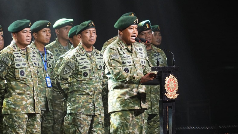 Pangkostrad Letjen Saleh Mustafa Pimpin Peringatan HUT ke-63 Kostrad di Ancol