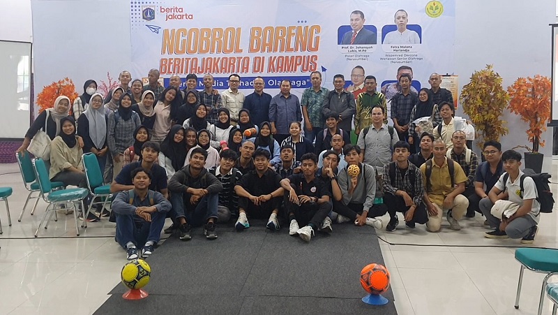 Talkshow di UNJ, Okezone Bahas Pentingnya Komunikasi Bagi Olahragawan