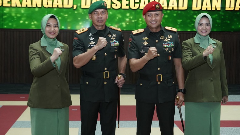 Sertijab, Brigjen Djon Afriandi Resmi Jabat Danjen Kopassus