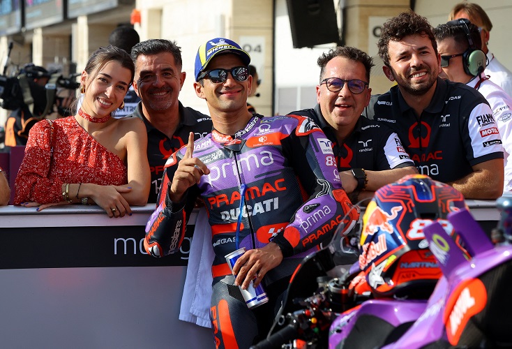 Hasil Kualifikasi MotoGP Qatar 2024: Jorge Martin Pole Position, Marc Marquez di Belakang Francesco Bagnaia