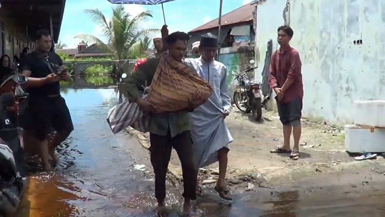Dampak Banjir Palangka Raya, Bayi 7 Bulan Meninggal Dunia Terserang Muntaber